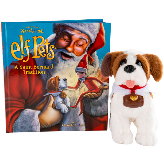 SET CUENTO + PELUCHE PERRO SAN BERNANDO ELF PETS ESPAÃ±OL image 0