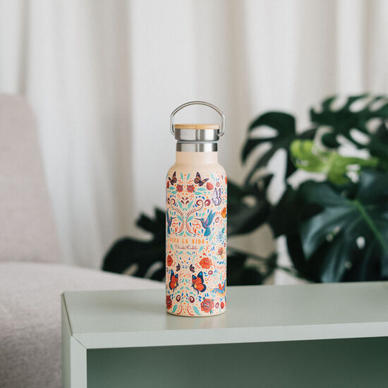 BOTELLA ACERO INOXIDABLE VIVA LA VIDA FRIDA KAHLO 500ML image 2