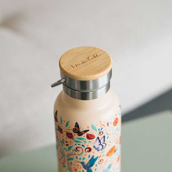 BOTELLA ACERO INOXIDABLE VIVA LA VIDA FRIDA KAHLO 500ML image 3