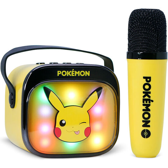 ALTAVOZ Y MICRO KARAOKE LED PIKACHU POKEMON image 0