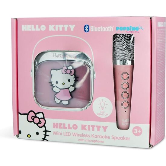 ALTAVOZ Y MICRO KARAOKE LED HELLO KITTY image 0