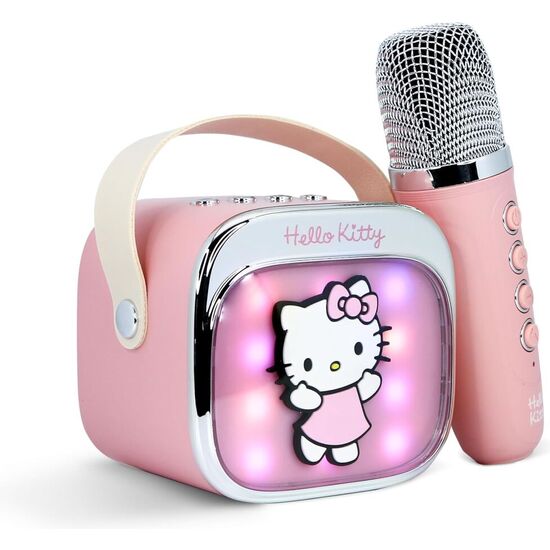 ALTAVOZ Y MICRO KARAOKE LED HELLO KITTY image 1