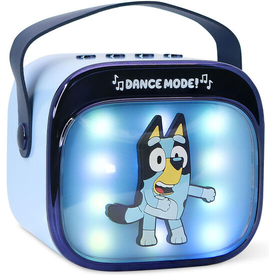 ALTAVOZ Y MICRO KARAOKE LED BLUEY image 1