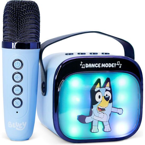 ALTAVOZ Y MICRO KARAOKE LED BLUEY image 2