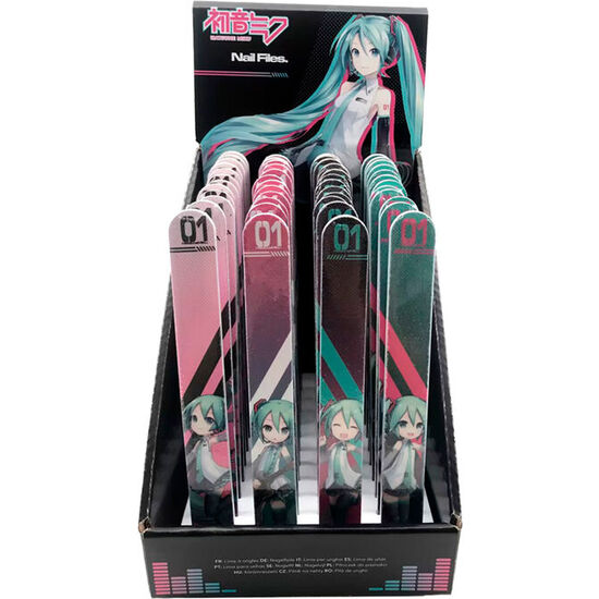 LIMA DE UÃ±AS HATSUNE MIKU SURTIDO image 0