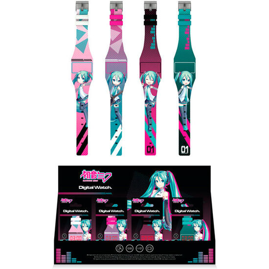 RELOJ DIGITAL HATSUNE MIKU SURTIDO image 0
