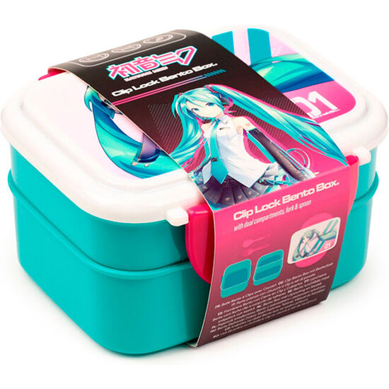 SANDWICHERA + CUBIERTOS HATSUNE MIKU image 2