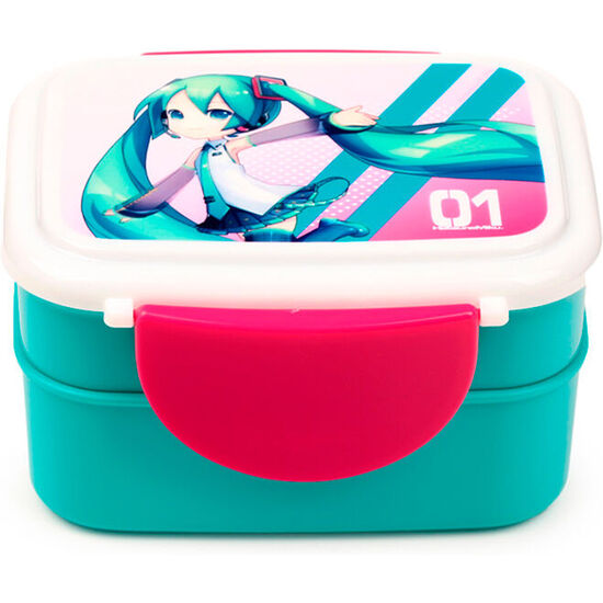 SANDWICHERA + CUBIERTOS HATSUNE MIKU image 3