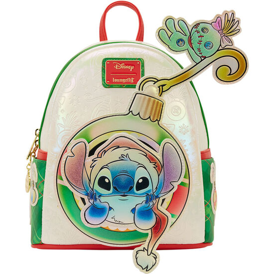 MOCHILA HOLIDAY STITCH DISNEY LOUNGEFLY 26CM image 2