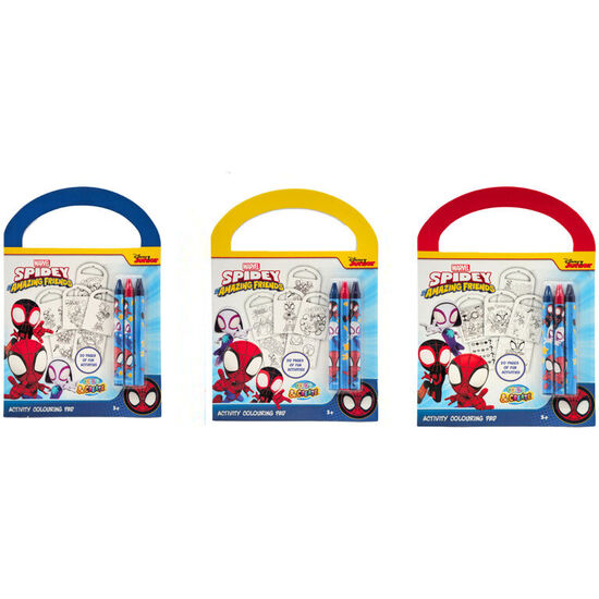 SET ACTIVIDADES Y COLOREAR SPIDERMAN MARVEL SURTIDO image 0
