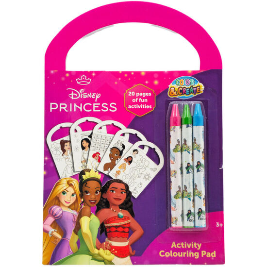 SET ACTIVIDADES Y COLOREAR PRINCESAS DISNEY SURTIDO image 3