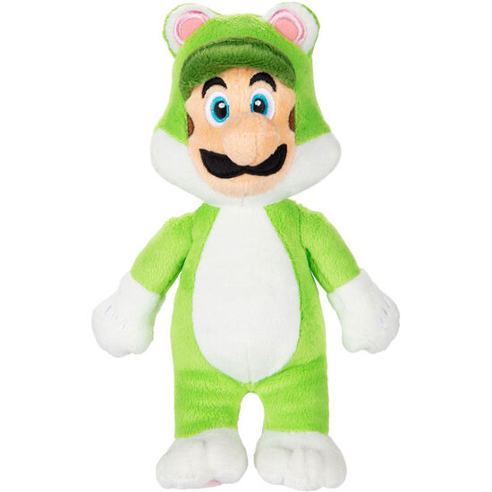 PELUCHE LUIGI FELINO SUPER MARIO NINTENDO 18CM image 0