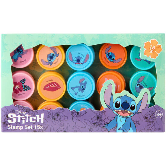 BLISTER 15 SELLOS STITCH DISNEY image 0