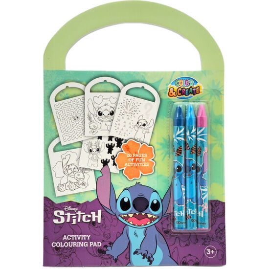 SET ACTIVIDADES Y COLOREAR STITCH DISNEY SURTIDO image 1