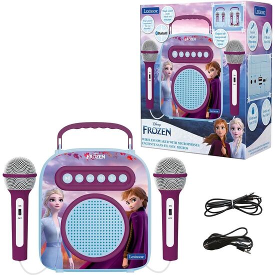 MALETA KARAOKE FROZEN DISNEY PORTATIL image 1