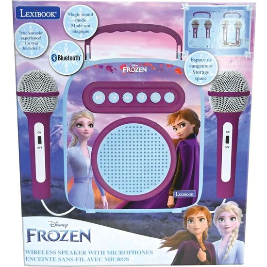 MALETA KARAOKE FROZEN DISNEY PORTATIL image 2
