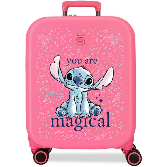 MALETA TROLLEY EXPANDIBLE ABS YOU ARE MAGICAL STITCH DISNEY 55CM image 0