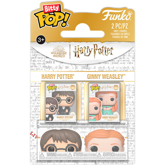 BLISTER 2 BITTY POP! HARRY POTTER HARRY & GINNY image 0