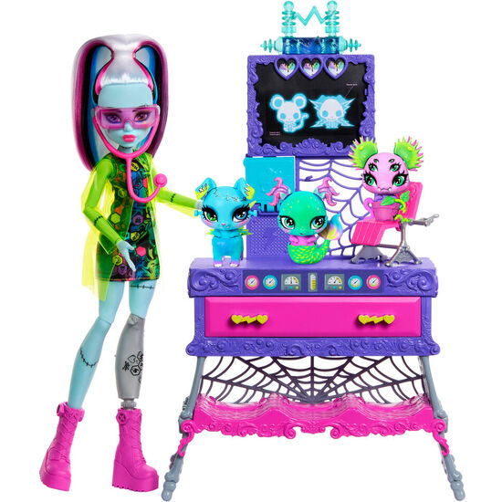 MUÃ±ECA FRANKIE STEIN + LABORATORIO MONSTER HIGH image 0