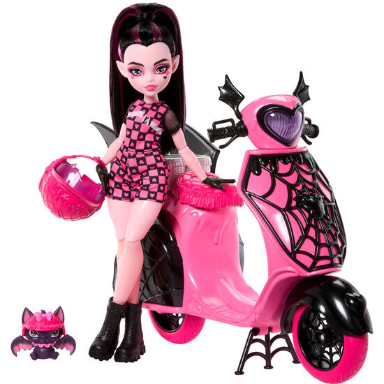 MUÃ±ECA DRACULAURA + SCOOTER MONSTER HIGH image 0