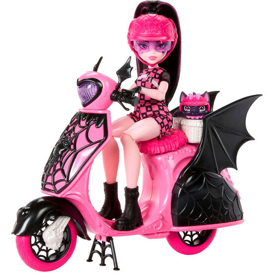 MUÃ±ECA DRACULAURA + SCOOTER MONSTER HIGH image 1