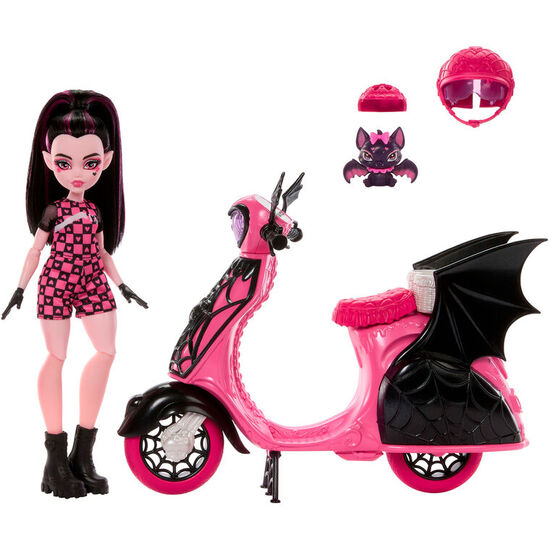 MUÃ±ECA DRACULAURA + SCOOTER MONSTER HIGH image 2