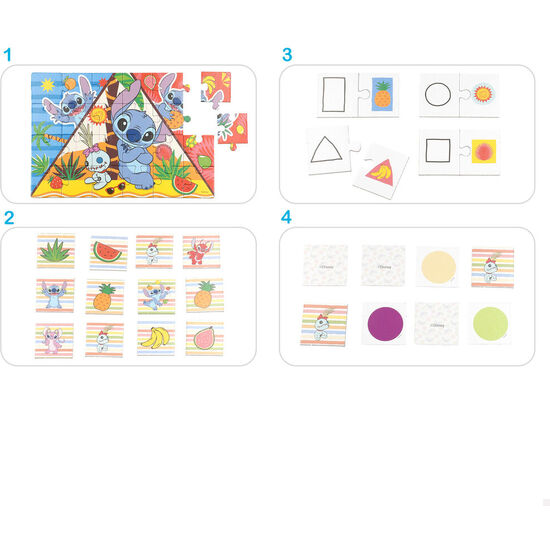 JUEGO EDUCATIVO 10 EN 1 STITCH DISNEY image 1