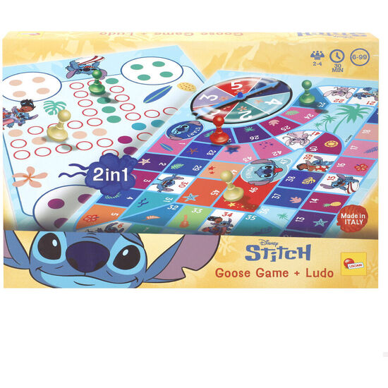 JUEGO PARCHIS Y OCA STITCH DISNEY image 0