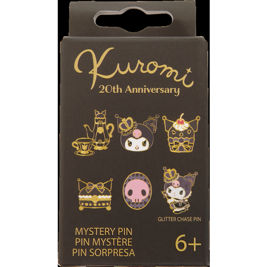 BLIND BOX MYSTERY ENAMEL PIN 20TH ANNIVERSARY KUROMI HELLO KITTY LOUNGEFLY SURTIDO image 2