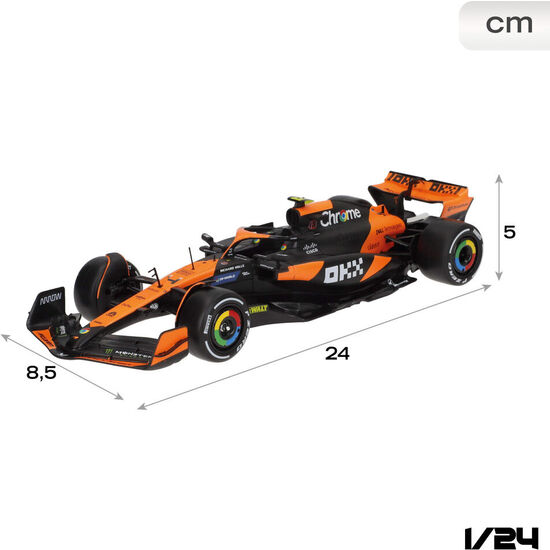 COCHE MCLAREN NORRIS MCL38 F1 METAL image 3