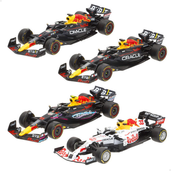 BLISTER 4 COCHES F1 RED BULL METAL image 0