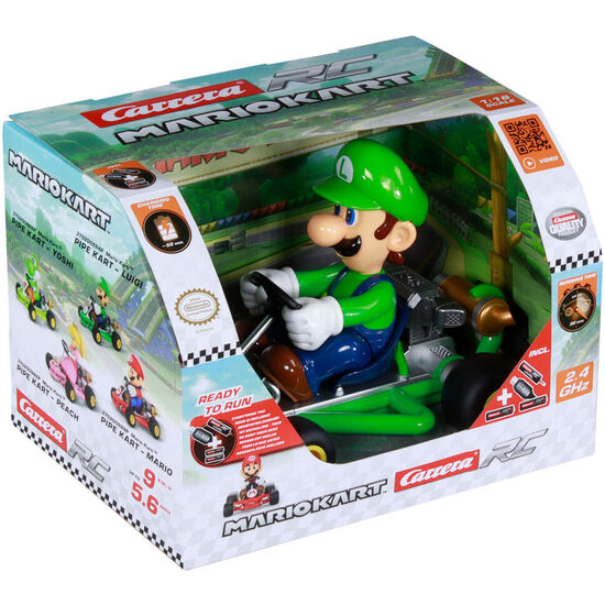 COCHE RADIO CONTROL LUIGI MARIO KART image 0