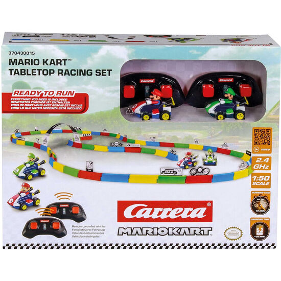 SET MINI RADIO CONTROL MARIO & LUIGI + PISTA MARIO KART image 0
