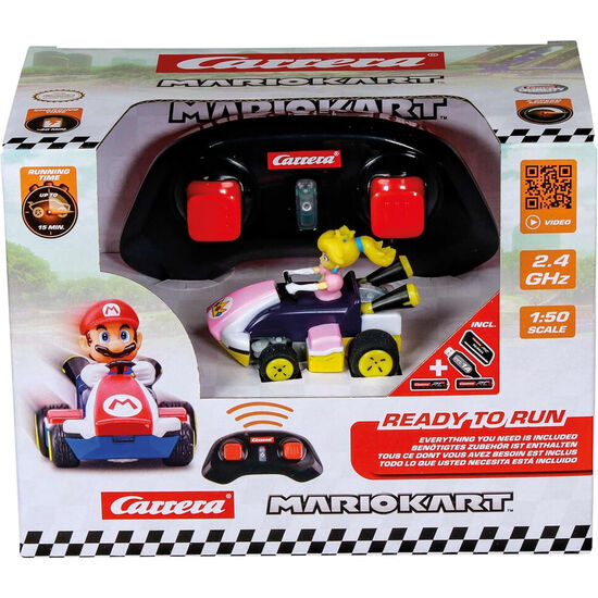 COCHE RADIO CONTROL PEACH MARIO KART image 0