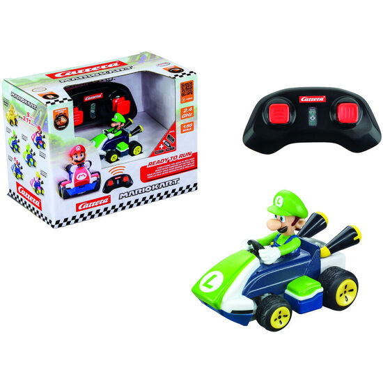 COCHE RADIO CONTROL LUIGI MARIO KART image 1