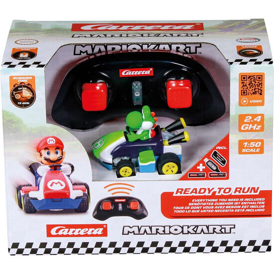 COCHE RADIO CONTROL YOSHI MARIO KART image 0