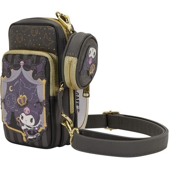 BOLSO BANDOLERA + MONEDERO 20TH ANNIVERSARY KUROMI HELLO KITTY LOUNGEFLY image 0