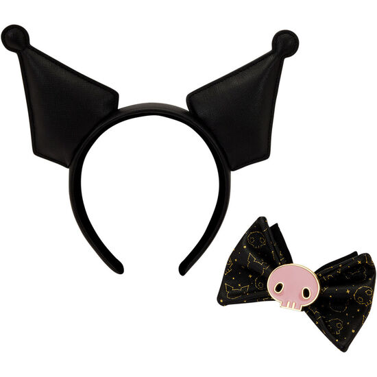 DIADEMA OREJAS 20TH ANNIVERSARY KUROMI HELLO KITTY LOUNGEFLY image 1