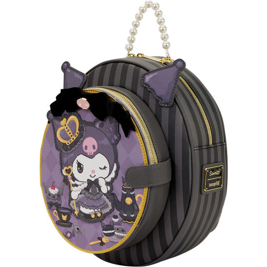 MOCHILA 20TH ANNIVERSARY KUROMI HELLO KITTY LOUNGEFLY 28CM image 2