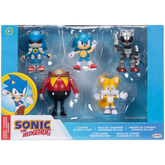 BLISTER 5 FIGURAS SONIC THE HEDGEHOG 6CM image 0