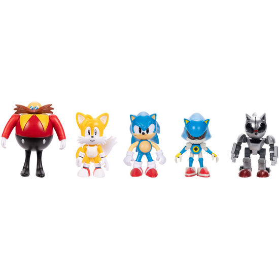 BLISTER 5 FIGURAS SONIC THE HEDGEHOG 6CM image 1