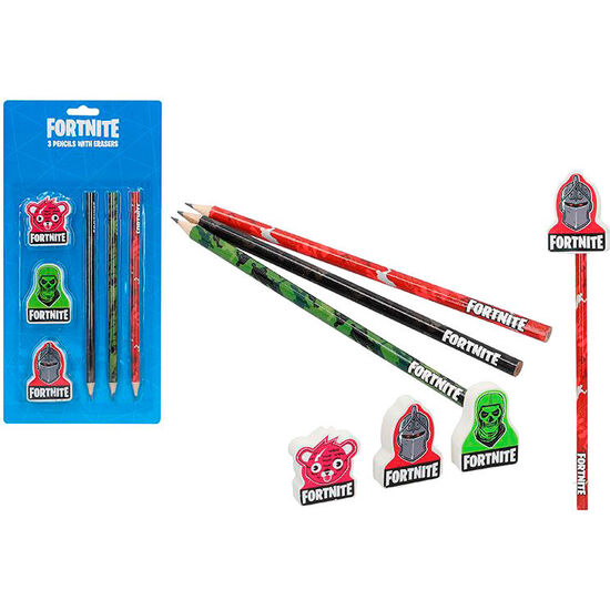 BLISTER 3 LAPICES FORTNITE image 0