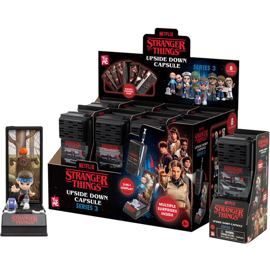 CAPSULA WALKIE TALKIE FIGURA SORPRESA STRANGER THINGS SURTIDO image 0