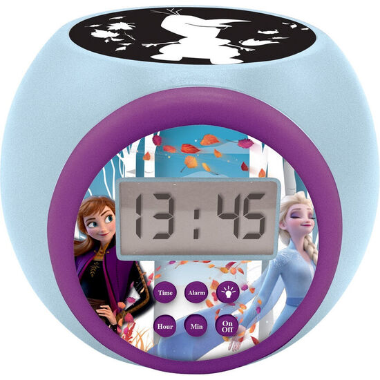 RELOJ DESPERTADOR PROYECTOR FROZEN DISNEY image 0