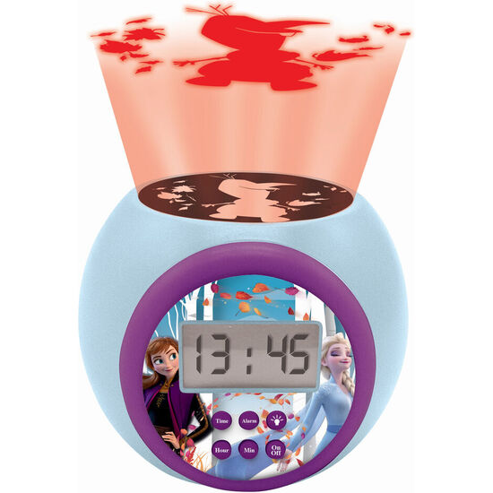 RELOJ DESPERTADOR PROYECTOR FROZEN DISNEY image 1