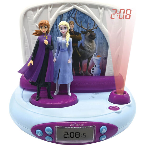 RELOJ DESPERTADOR PROYECTOR 3D FROZEN DISNEY image 0