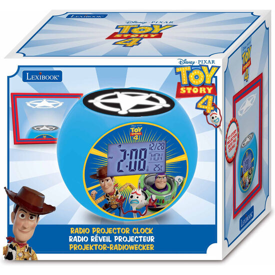 RELOJ DESPERTADOR PROYECTOR RADIO TOY STORY DISNEY PIXAR image 3