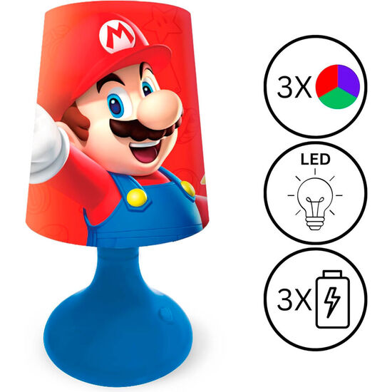 MINI LAMPARA SUPER MARIO NINTENDO image 0