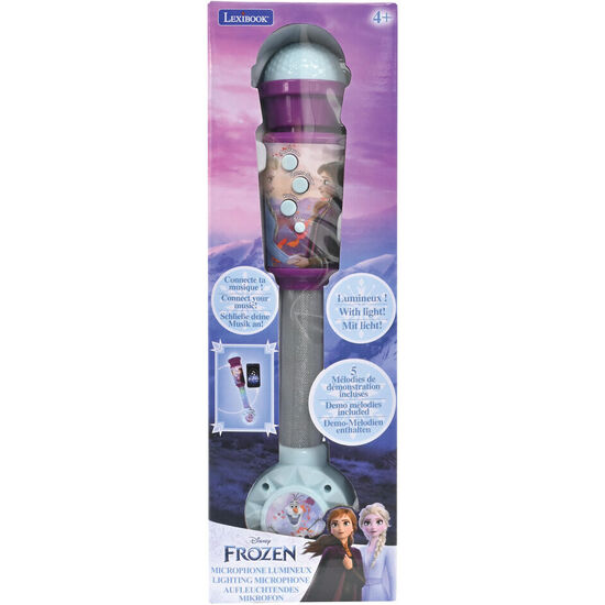 MICROFONO LUMINOSO FROZEN DISNEY image 3