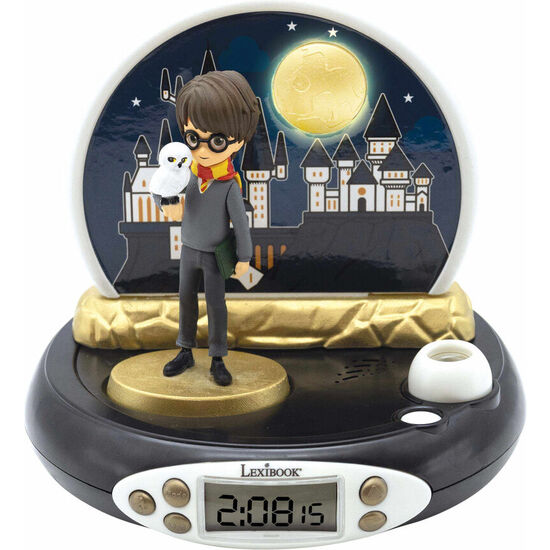 RELOJ DESPERTADOR PROYECTOR 3D HARRY POTTER image 0